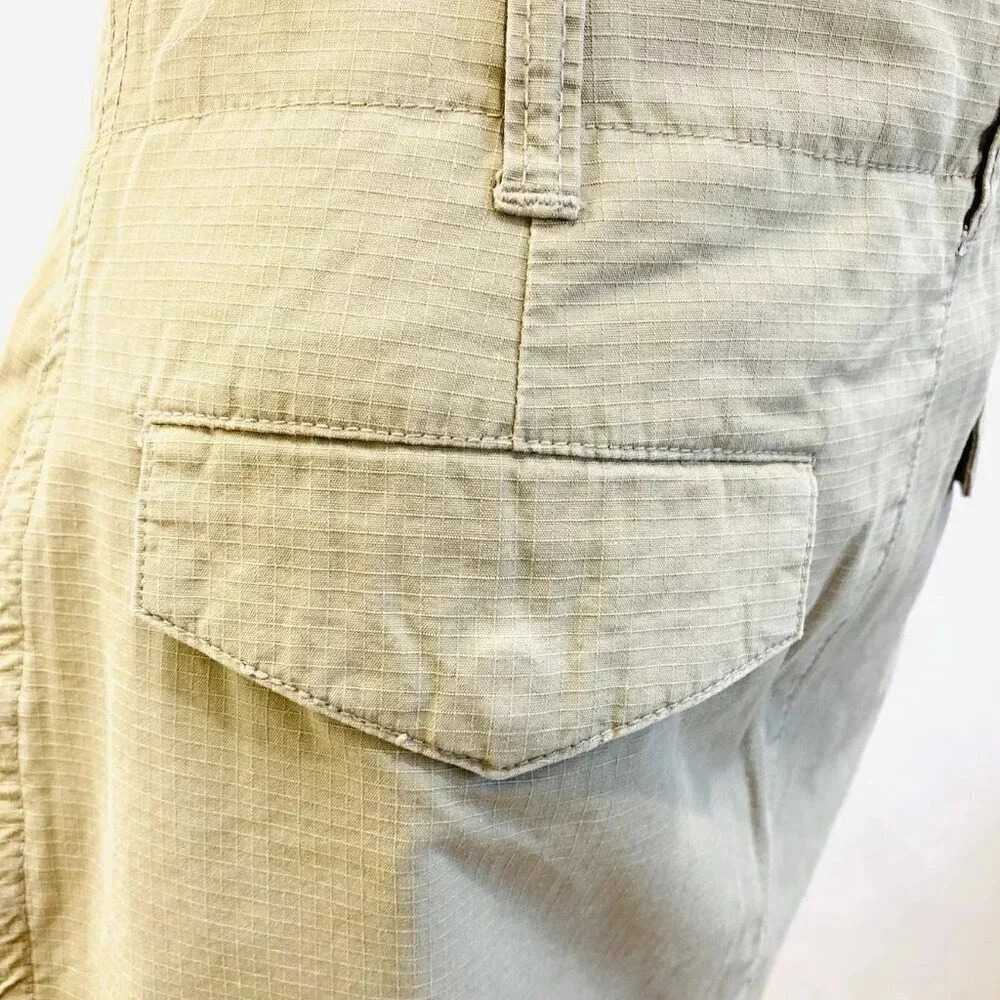 ISAAC MIZRAHI Women Above the Knee 5-Pocket Brown 100% Cotton Skirt Size 6 - Picture 4 of 9